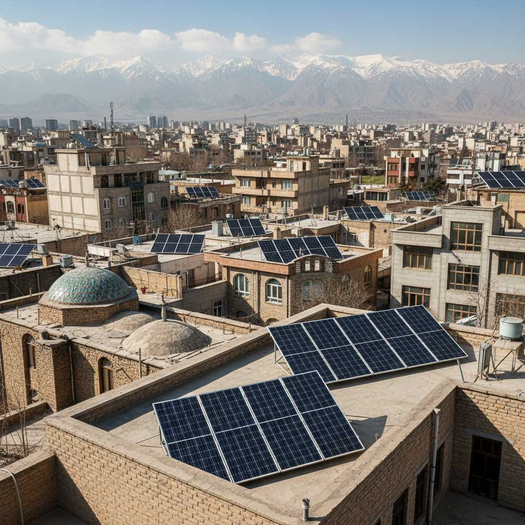 بهترین پنل های خورشیدی در ایران، نصب شده در شهر تهران