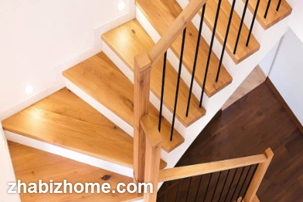 طراحی و اجرای پله چوبی | ژابیز هوم